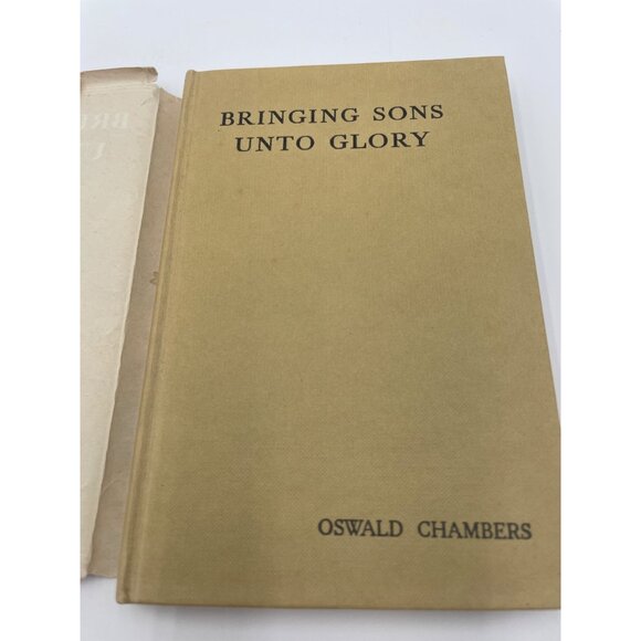 Bringing Sons Unto Glory By Oswald Chambers Hardcover Book 1958 - Picture 6 of 7